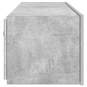 Nástěnná TV skříňka s LED osvětlením betonově šedá 100x35x31 cm - obrázek 10