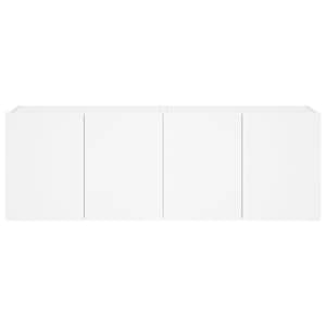 Nástěnné TV skříňky s LED osvětlením 2 ks bílé 60 x 35 x 41 cm - obrázek 9