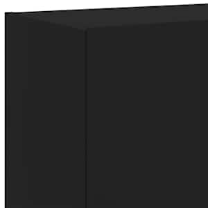 Nástěnná TV skříňka s LED osvětlením černá 60 x 35 x 41 cm - obrázek 12