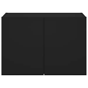 Nástěnná TV skříňka s LED osvětlením černá 60 x 35 x 41 cm - obrázek 9