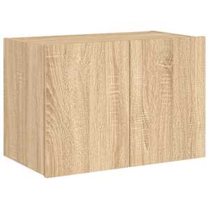 Nástěnná TV skříňka s LED osvětlením dub sonoma 60 x 35 x 41 cm - obrázek 3