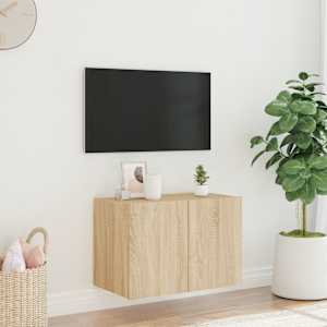 Nástěnná TV skříňka s LED osvětlením dub sonoma 60 x 35 x 41 cm - obrázek 5