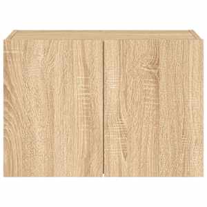 Nástěnná TV skříňka s LED osvětlením dub sonoma 60 x 35 x 41 cm - obrázek 9