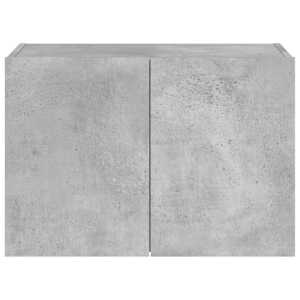Nástěnná TV skříňka s LED osvětlením betonově šedá 60x35x41 cm - obrázek 8