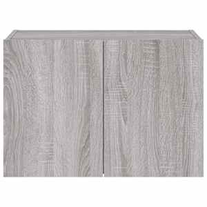 Nástěnná TV skříňka s LED osvětlením šedá sonoma 60x35x41 cm - obrázek 8