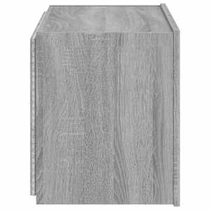 Nástěnná TV skříňka s LED osvětlením šedá sonoma 60x35x41 cm - obrázek 9