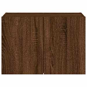 Nástěnná TV skříňka s LED osvětlením hnědý dub 60 x 35 x 41 cm - obrázek 9