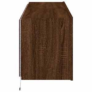 Nástěnné TV skříňky s LED osvětlením 2 ks hnědý dub 60x35x41 cm - obrázek 9