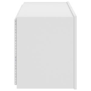 Nástěnná TV skříňka s LED osvětlením bílá 80 x 35 x 41 cm - obrázek 10