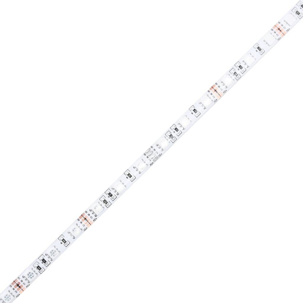 Stenska TV omarica z LED lučkami betonsko siva 100x35x41 cm - slika 13