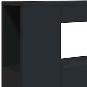 Čelo postele s LED černé 100 x 18,5 x 103,5 cm kompozitní dřevo - obrázek 9