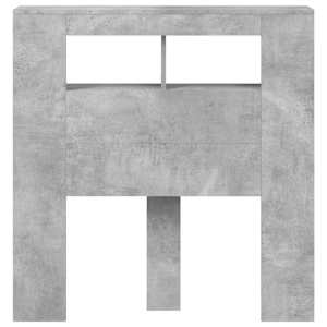 Čelo postele s LED betonově šedé 100 x 18,5 x 103,5 cm kompozit - obrázek 5