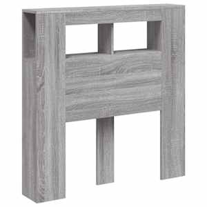 Čelo postele s LED šedé sonoma 100 x 18,5 x 103,5 cm kompozit - obrázek 3