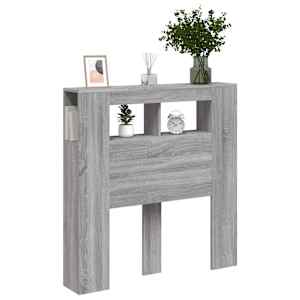 Čelo postele s LED šedé sonoma 100 x 18,5 x 103,5 cm kompozit - obrázek 5