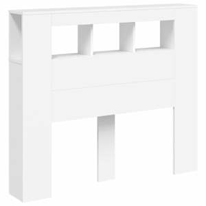 Čelo postele s LED bílé 120 x 18,5 x 103,5 cm kompozitní dřevo - obrázek 4