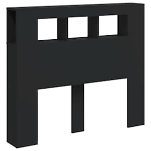 Čelo postele s LED černé 120 x 18,5 x 103,5 cm kompozitní dřevo - obrázek 5