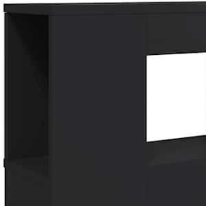 Čelo postele s LED černé 120 x 18,5 x 103,5 cm kompozitní dřevo - obrázek 9