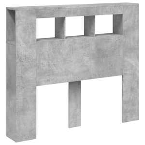 Čelo postele s LED betonově šedé 120 x 18,5 x 103,5 cm kompozit - obrázek 5
