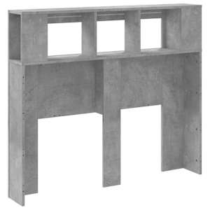 Čelo postele s LED betonově šedé 120 x 18,5 x 103,5 cm kompozit - obrázek 8