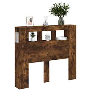 Čelo postele s LED kouřový dub 120 x 18,5 x 103,5 cm kompozit - obrázek 13