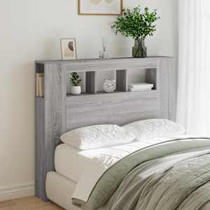 Čelo postele s LED šedé sonoma 120 x 18,5 x 103,5 cm kompozit - obrázek 3