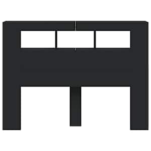 Čelo postele s LED černé 140 x 18,5 x 103,5 cm kompozitní dřevo - obrázek 6