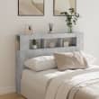 Tête de lit vidaXL Hoofdbord 160x1,5x80 cm bewerkt hout grijs sonoma