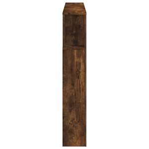 Čelo postele s LED kouřový dub 140 x 18,5 x 103,5 cm kompozit - obrázek 7