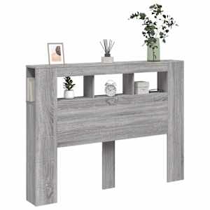 Čelo postele s LED šedé sonoma 140 x 18,5 x 103,5 cm kompozit - obrázek 12