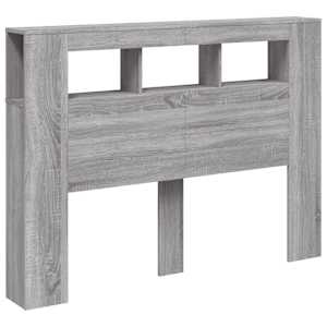Čelo postele s LED šedé sonoma 140 x 18,5 x 103,5 cm kompozit - obrázek 4