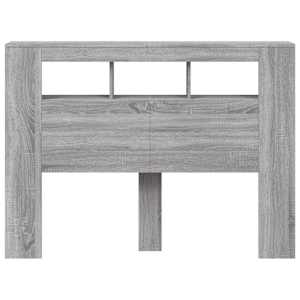 Čelo postele s LED šedé sonoma 140 x 18,5 x 103,5 cm kompozit - obrázek 5