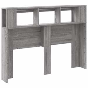 Čelo postele s LED šedé sonoma 140 x 18,5 x 103,5 cm kompozit - obrázek 6
