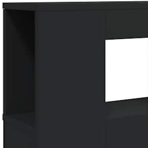 Čelo postele s LED černé 160 x 18,5 x 103,5 cm kompozitní dřevo - obrázek 9