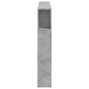 Čelo postele s LED betonově šedé 160 x 18,5 x 103,5 cm kompozit - obrázek 7