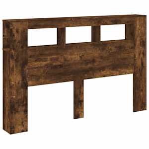 Čelo postele s LED kouřový dub 160 x 18,5 x 103,5 cm kompozit - obrázek 4