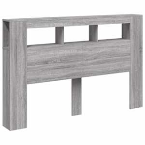 Čelo postele s LED šedé sonoma 160 x 18,5 x 103,5 cm kompozit - obrázek 4