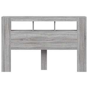 Čelo postele s LED šedé sonoma 160 x 18,5 x 103,5 cm kompozit - obrázek 5