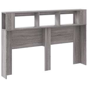Čelo postele s LED šedé sonoma 160 x 18,5 x 103,5 cm kompozit - obrázek 6