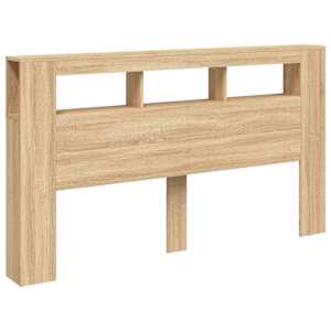 Čelo postele s LED dub sonoma 180 x 18,5 x 103,5 cm kompozit - obrázek 4