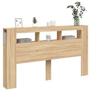 Čelo postele s LED dub sonoma 180 x 18,5 x 103,5 cm kompozit - obrázek 12