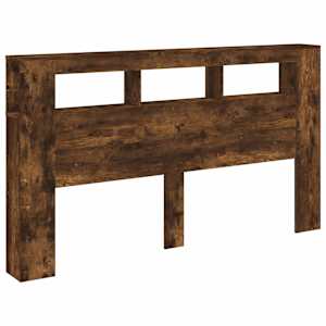 Čelo postele s LED kouřový dub 180 x 18,5 x 103,5 cm kompozit - obrázek 4