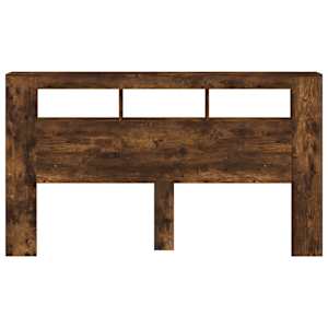 Čelo postele s LED kouřový dub 180 x 18,5 x 103,5 cm kompozit - obrázek 5