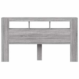 Čelo postele s LED šedé sonoma 180 x 18,5 x 103,5 cm kompozit - obrázek 5