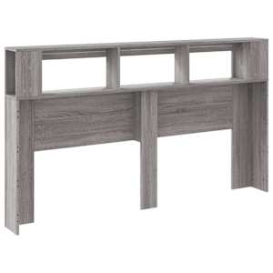 Čelo postele s LED šedé sonoma 180 x 18,5 x 103,5 cm kompozit - obrázek 6