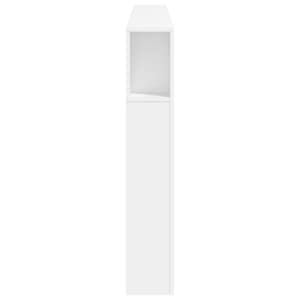 Čelo postele s LED bílé 200 x 18,5 x 103,5 cm kompozitní dřevo - obrázek 8