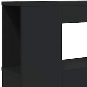 Čelo postele s LED černé 200 x 18,5 x 103,5 cm kompozitní dřevo - obrázek 7