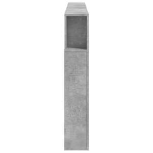 Čelo postele s LED betonově šedé 200 x 18,5 x 103,5 cm kompozit - obrázek 4