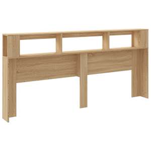 Čelo postele s LED dub sonoma 220 x 18,5 x 103,5 cm kompozit - obrázek 6