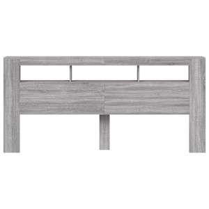 Čelo postele s LED šedé sonoma 220 x 18,5 x 103,5 cm kompozit - obrázek 6