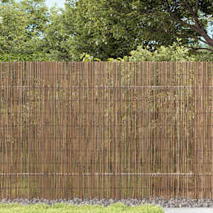 Zahradní plot 600 x 100 cm rákos - obrázek 1